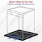 American Built Pro Dishwasher Drain Pan - Open-Ended Directs wtr Upfront for Leak Detection  - 24 inch x 20.5 inch, Blk DWP-1B - alternate 4